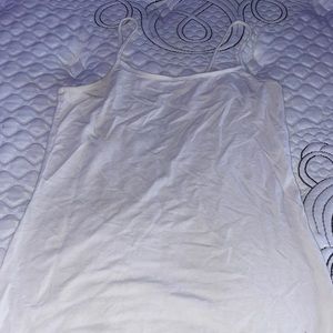 regular white spaghetti strap